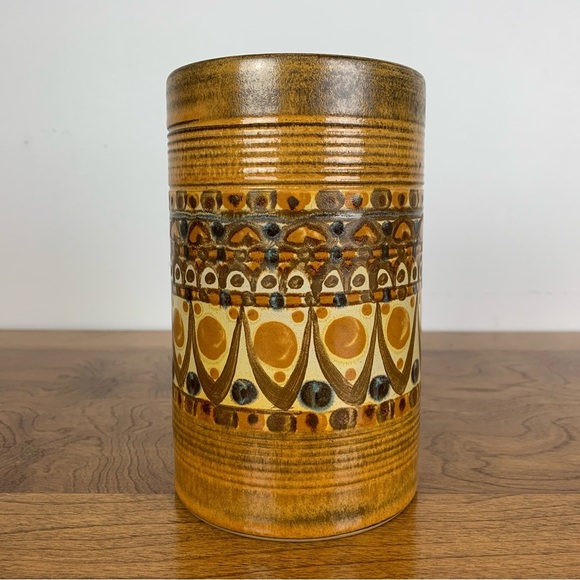 Denby Other - Denby Minaret Vase David Yorath Handpainted Audrey Cole Parker ACP Vtg MCM